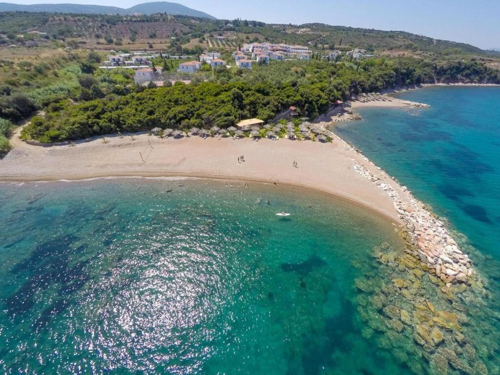 Villa Armonia - Beachfront Majestic Retreat Petalidi Bagian luar foto
